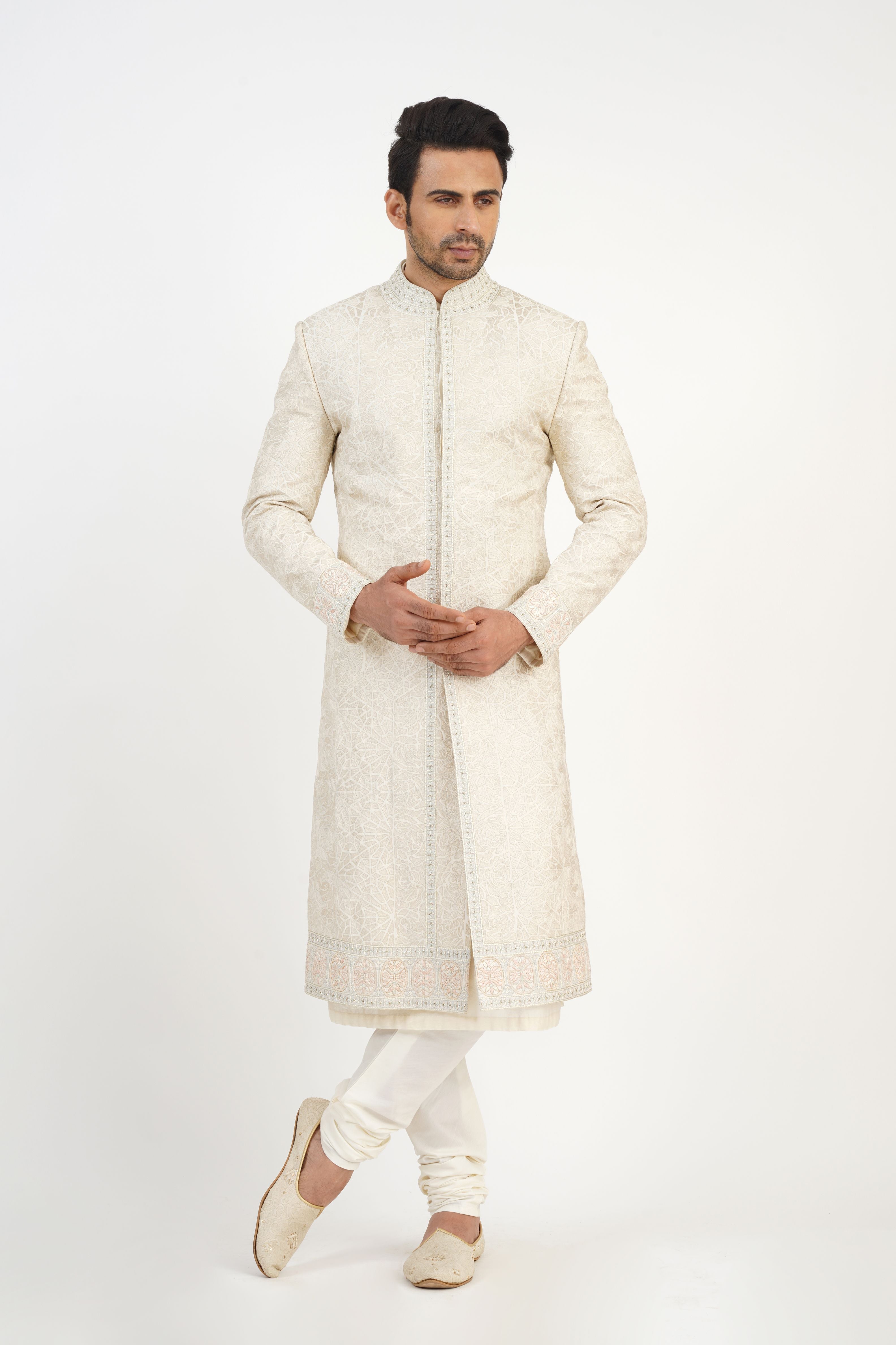 Heavy sherwani on sale